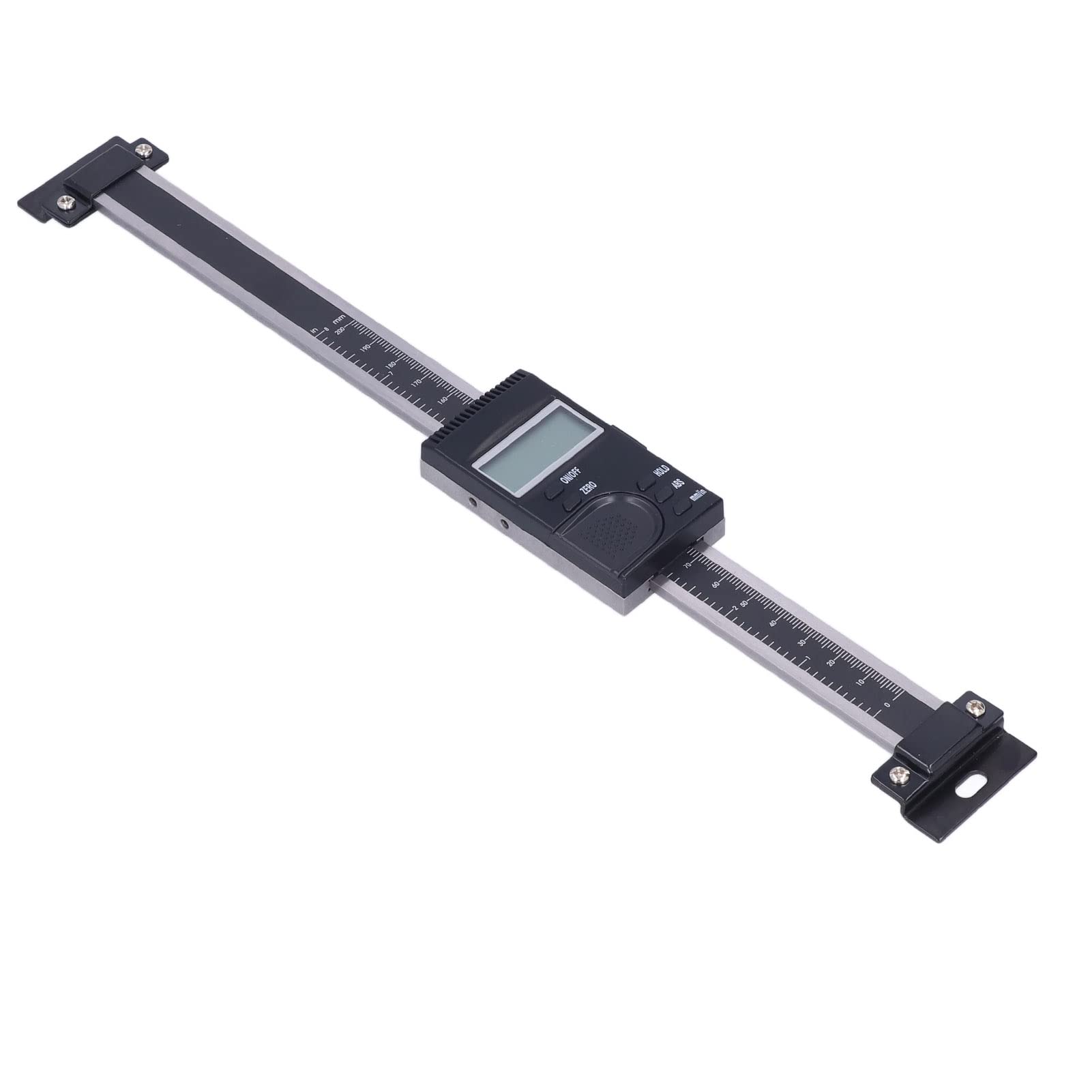 Vertikaler digitaler Messschieber, IP45, wasserdichtes LCD-Display, Laserskala, Edelstahl, für Fräsmaschinen und industrielle Messungen (0-200mm)