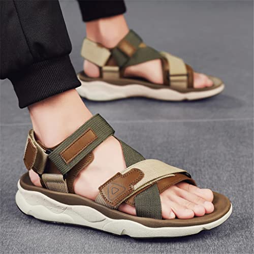 Men's Sandals Sandals for Men Beach Shoe Multi-Function Outdoor Casual Slippers Fashion Footwear Male(D,8code)2