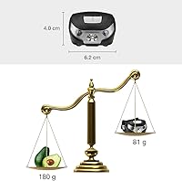 Vista 7 de Linterna frontal LED recargable faros delanteros para luces, cable USB incluido, Rojo, 5 modos, 2.85oz, Manos libres para Correr, trotar