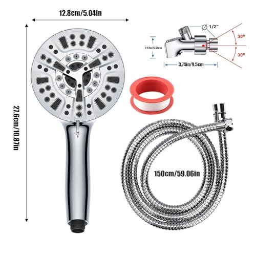 Douchette haute pression résolvant le manque de pression dans la douche - 3