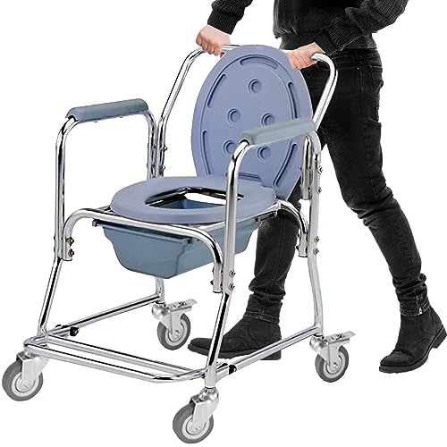 Gambimedic 3 en 1 Silla de baño Comodo con Ruedas y con...