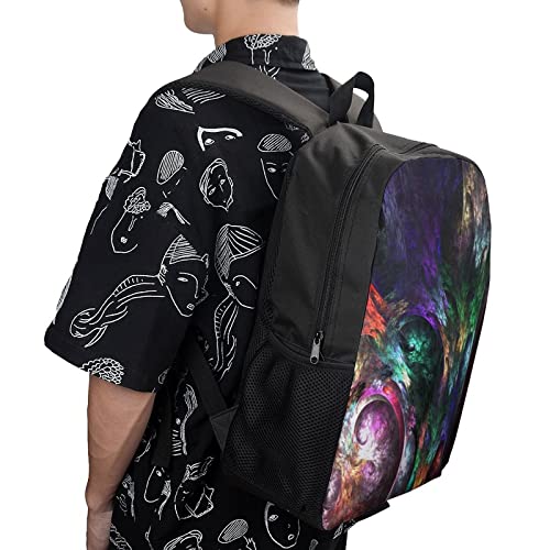 Sac à dos d'école solide grand cartable durable 17 pouces