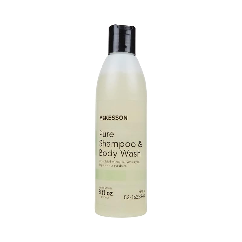 McKesson Shampoo e Sabonete Líquido Corporal 2 em 1 Sem Sulfatos, Corantes, Fragrância e Parabenos, Sem Perfume, 240 mL