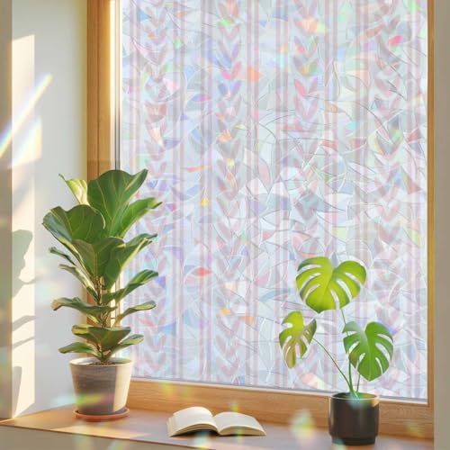 Película para ventana con diseño vidriera de 17.7 x 39.3 in miniatura 1