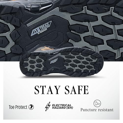 New Balance Allsite Composite Toe Work Boots for Men - Waterproof, Non-Slip Safety Shoes for Industrial and Construction4