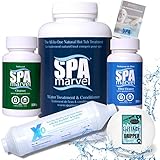 Macke Pool & Patio Spa Marvel Bundle Pack, Includes Spa Marvel Treatment and Conditioner, Spa Marvel Cleanser, Spa Marvel Filter Cleaner Plus, X10 Filter and Absorbent Sponge MPP-SM-BUNDLEPACK