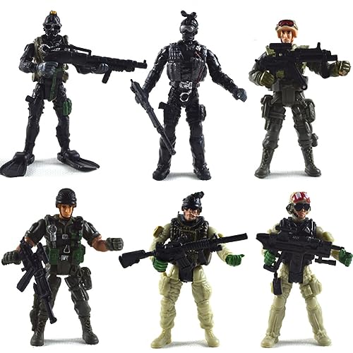 Sicuro e durevole: questo mini set di giocattoli militari è realizzato in PVC di alta qualità. Il modello animato ha immagini altamente restaurate e realistiche. Protezione dell'ambiente, innocuo per il corpo umano. I bambini possono giocare in tutta sicurezza.
