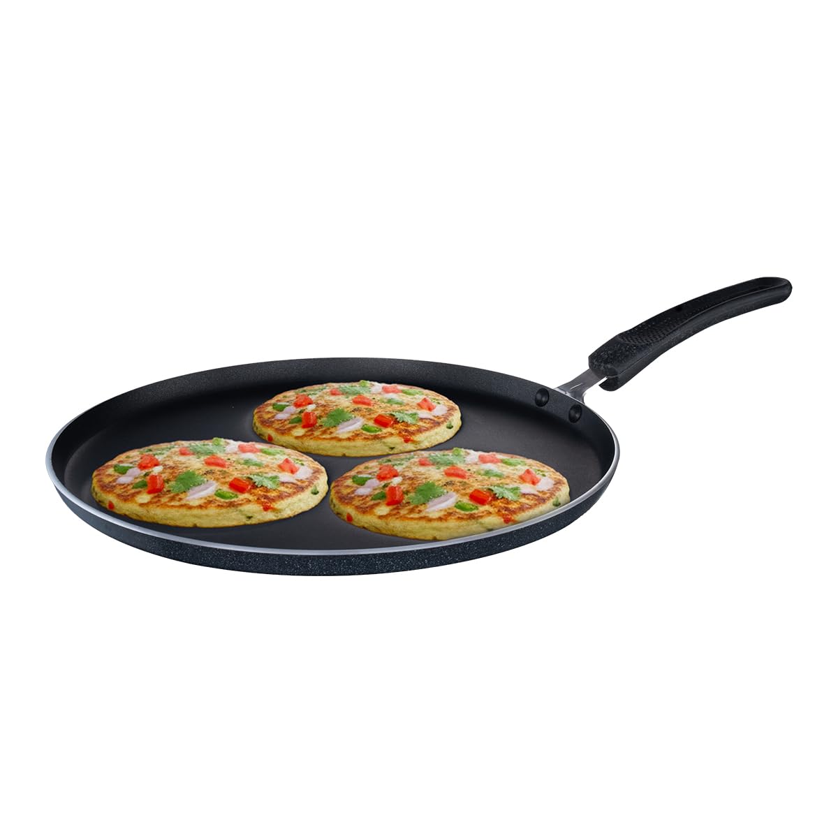 Prestige Omega Select Plus Set Dosa Tawa|Scratch & Abraison Resistant|3 Layers Metal Spoon Friendly Coating|Sturdy Handle|1 Year Warranty-image-38