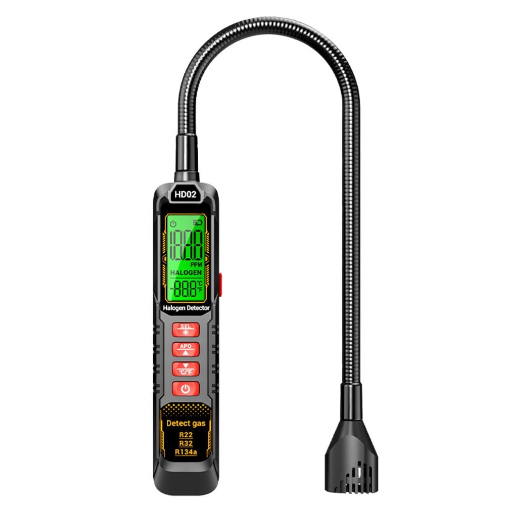 Détecteur de fuite halogène rechargeable R22, R32, pour R134a - Testeur de gaz pour climatisation et système de réfrigération avec détection professionnelle, pour climatiseurs domestiques et