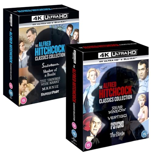 Image of Alfred Hitchcock Ultimate Classics Collection Part 1 and 2 [4k + Blu-Ray, Region Free]