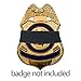 CREATRILL 30 Pack Balck Police Mourning Band Stripe Police Officer Badge Shield Funeral Honor Guard Straps for Badge Size of 2.4