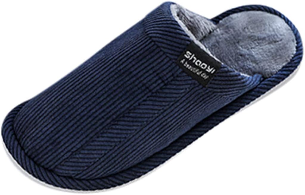 MINIKIMI Herren Damen Hausschuhe Kuschelig Hasen Winter Baumwolle ...