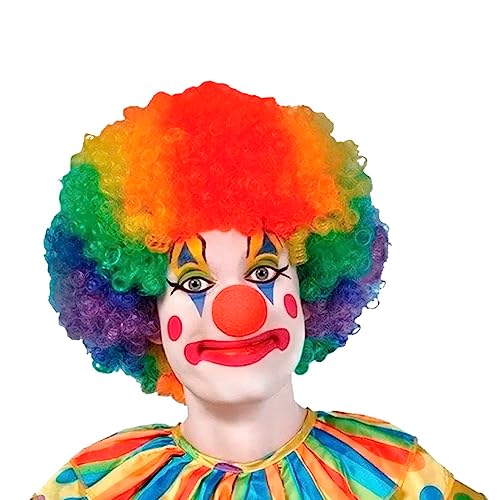 Peruca De Palhaço Colorida