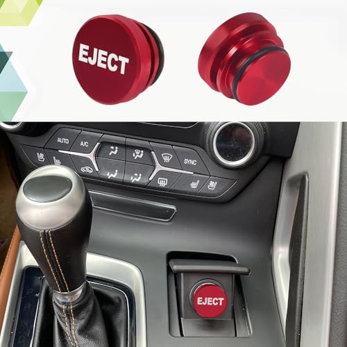 Image of HAOBO Billet Aluminum Cigarette Lighter Plug Cover, Car Cigarette Lighter Cap, Eject Button Universal Push Button, Car Accessories Buttons Decorations Plug Fit Vehicles with Standard 12V Power Source