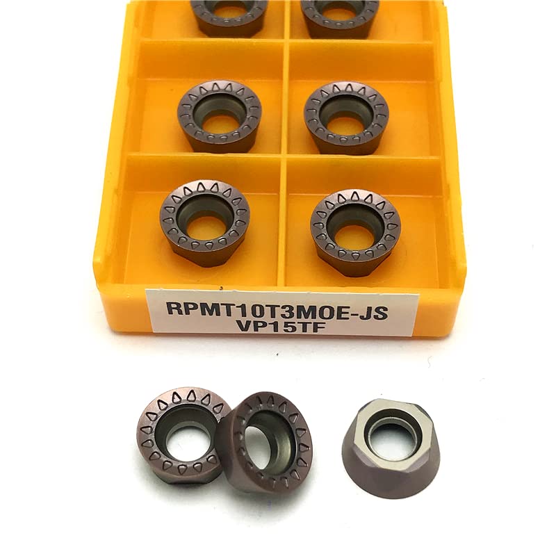 10 piezas RPMT10T3MO VP15TF fresa de carburo indexable miniatura 5