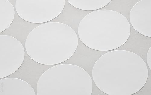 Miniatura 5 de Etiquetas redondas mate blancas estándar, 2 pulgadas de diámetro, con plantilla descargable e instrucciones de impresión, 10 hojas, 200 etiquetas