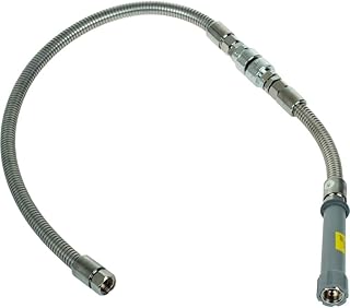 T&S Brass B-0044-V9 Flexible Stainless Steel Hose, 44