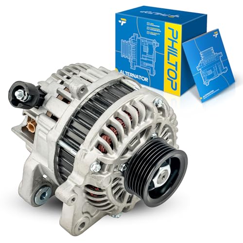Image of PHILTOP New Alternator 11537N Compatible with 2012-2015 Honda Civic 1.8L | for 2016-2018 HR-V, 2013-2015 Acura ILX 2.0L, 95A 12V CW Alternator Replacement 31100R1AA01,31100-R1A-A01,31100R1AA010M2