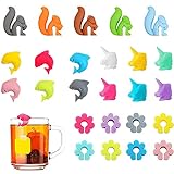 25 Piezas Marcadores de Copas de Vino, Copa de Vino Silicona Marcador, Marcadores Reutilizables para Copas de Vino, Para Varias Tazas, Fiesta en Casa, Suministros de Decoración 25 Piezas Marcadores de Copas de Vino, Copa de Vino Silicona Marcador, Marcadores Reutilizables para Copas de Vino, Para Varias Tazas, Fiesta en Casa, Suministros de Decoración