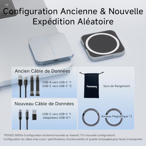 SSD Portable fanxiang petit et durable avec fixation magnétique