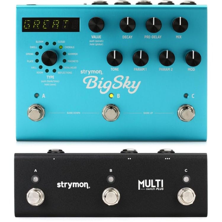 Amazon.com: Strymon BigSky Multidimensional Reverb Pedal and Multi