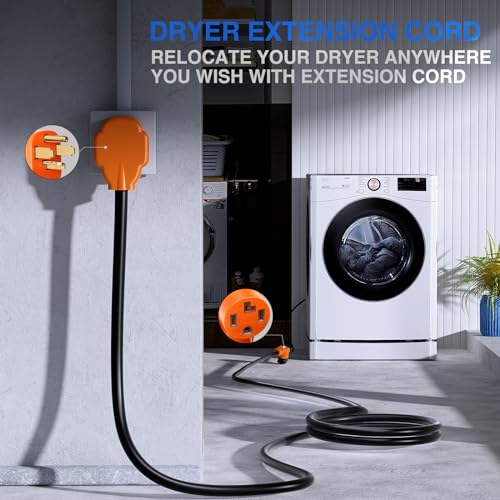 Nilight 50FT EV Dryer Extension Cord 4 Prong 30 Amp NEMA 14-30P 14-30R Old Cable Heavy Duty 10 Gauge Pure Copper Wire UL Listed 125/250V for Level 2 Using by Nilight - Image 8