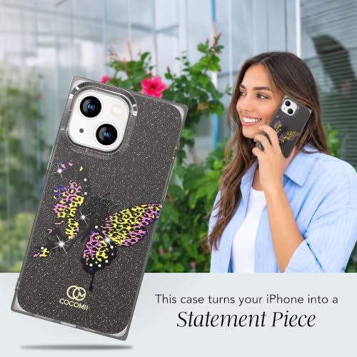 Image of COCOMII Rectangle for iPhone 15 Plus /14 Plus Case, Safari Butterfly
