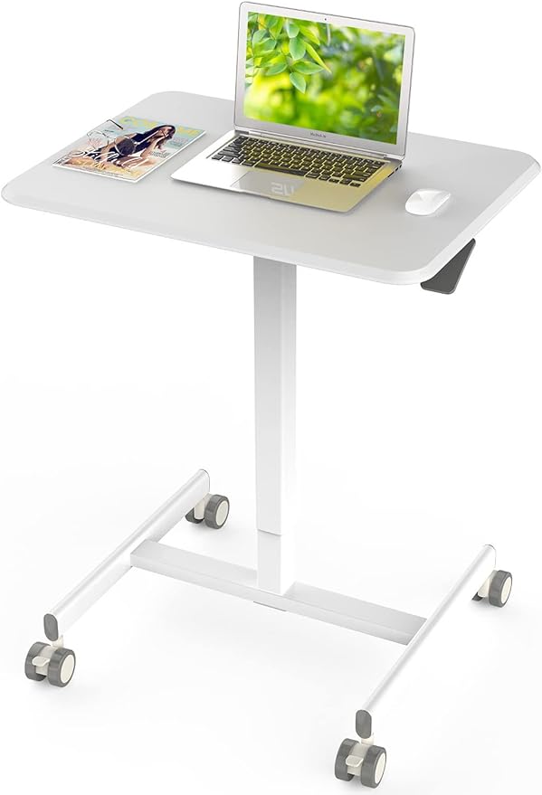 Amazon.com: SMUG Mobile Laptop Desk, Small Mobile Standing Desk ...