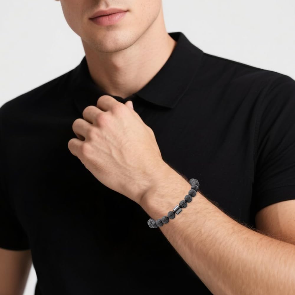 Atiptu 2Pcs Anti Alcohol Bracelets for Men Women Adjustable Stop Drinking Alcohol Craving Bracelet Anxiety Bracelet Set Reduces Drinking Cravings - Image 2