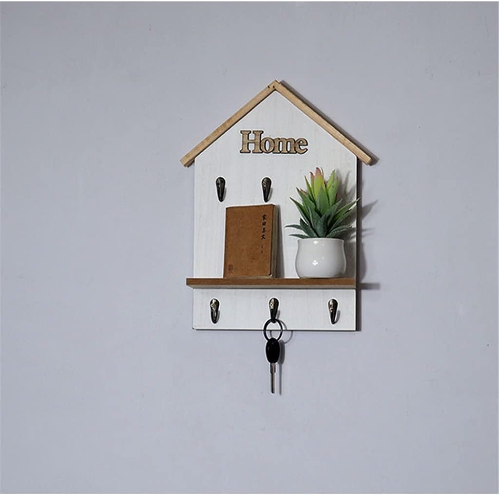 Key Rack Decorative Hooks on The Wall at The Entrance Green Plant Entrance Key Hanger Storage Hanging Wall Hanging (Color : C Size : 2433.76cm) (B 24 * 33.7 * 6cm)