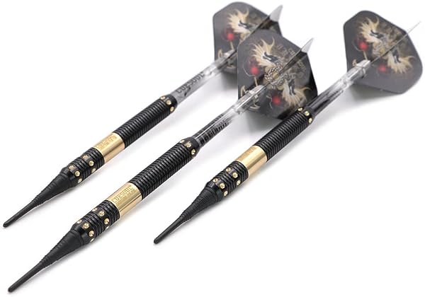 CUESOUL 16 Grams Deluxe Soft Tip Darts Set with Luxury Case(Dragon Series) - 5