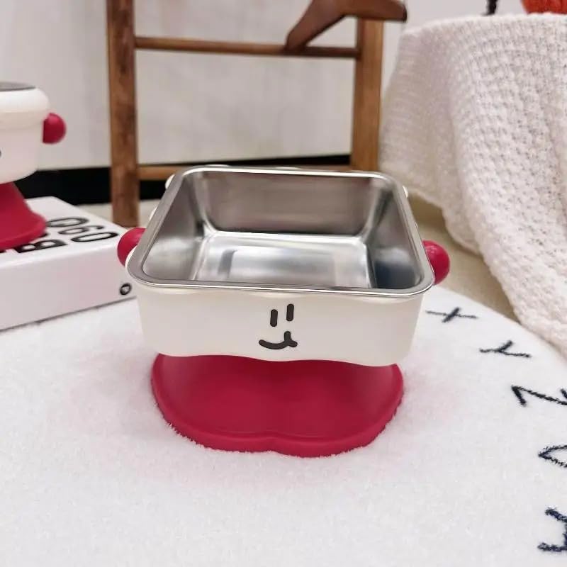 Image of PetVogue Elevated Cat Bowls, Tilted Raised Pet Dish Anti Vomit Kitten Bowl for Indoor Cats, Pet Food and Water Bowl for Kitten, Cat, Puppies, Dishwasher Safe