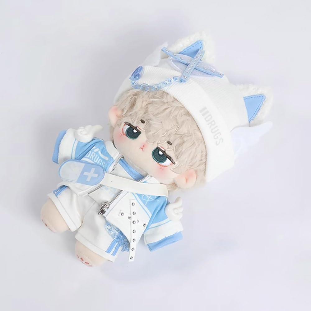 Amazon.co.jp: niannyyhouse 10cm 15cm 20cm ぬいぐるみ 服 猫耳帽子