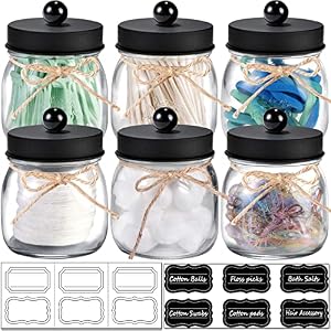 SheeChung Apothekergläser Set Badezimmer-Organizer