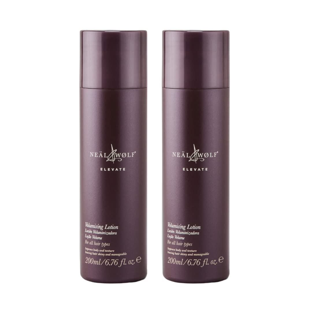 Neal & Wolf Elevate Volumising Lotion Duo 2 x 200ml, 200 ml (Pack of 2)