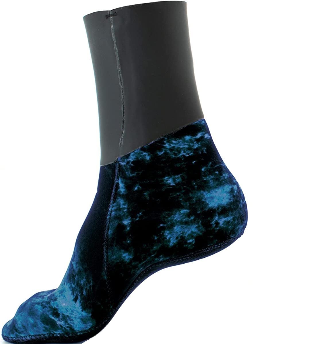 SEAC Skin Thermal Socks for diving and Underwater Fishing 3mm Neoprene Camouflage Unisex Adult, Blue Camo M - Image 2