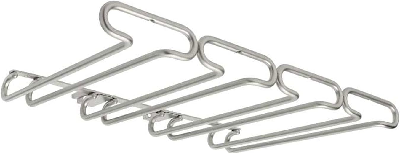 Satin Nickel Under Cabinet Quad Stemware Rack