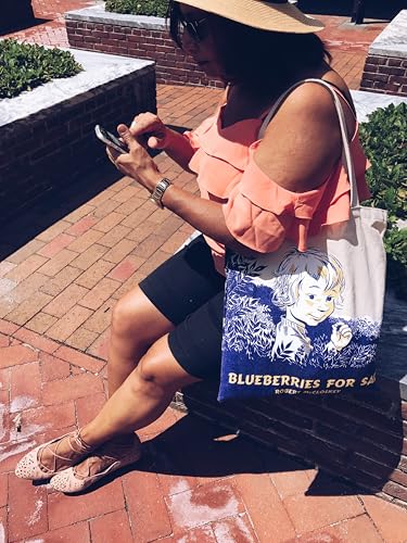 Bolso Tote Out of Print Blueberries for Sal con bolsillo interior miniatura 5