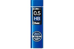 Pentel Ain Stein Mechanical Pencil Lead 0.5mm HB 40-Pack (C275-HB)