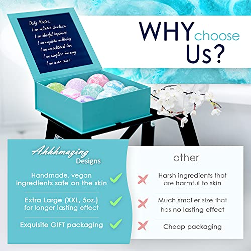 Xxl Luxury Bath Bombs For Women, Bubble Bath For Women, Gifts For Her, Self Care Gifts For Women, Romantic Gifts For Her, Lavender Bath Bombs For Men, Gifts For Girlfriend Wife Mom Sister Daughter #TOP6