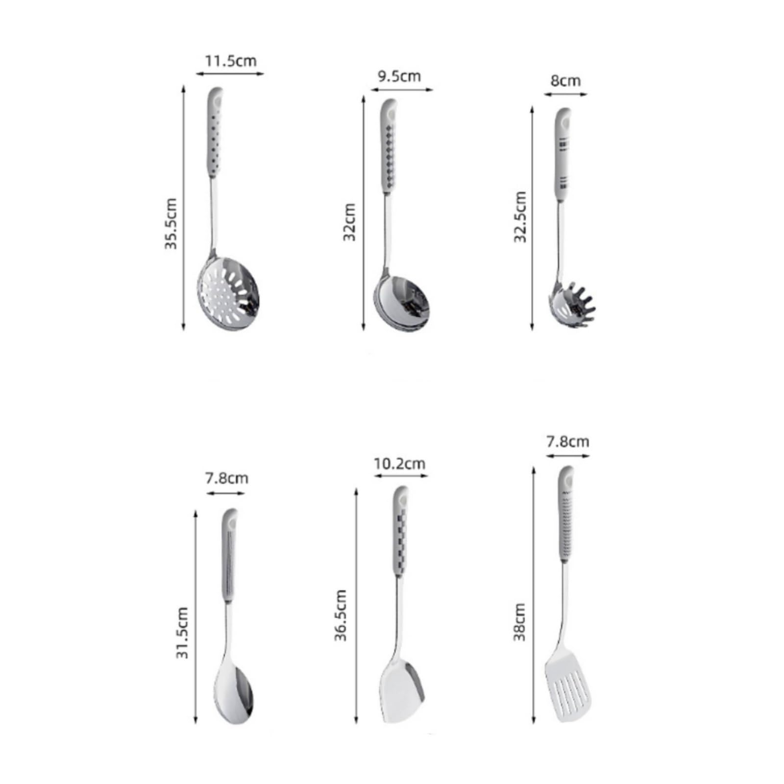 kowaku Utensilios Cocina con Soporte | Ahorra Espacio, Juego Utensilios Cocina con Estante, para Lavaplatos