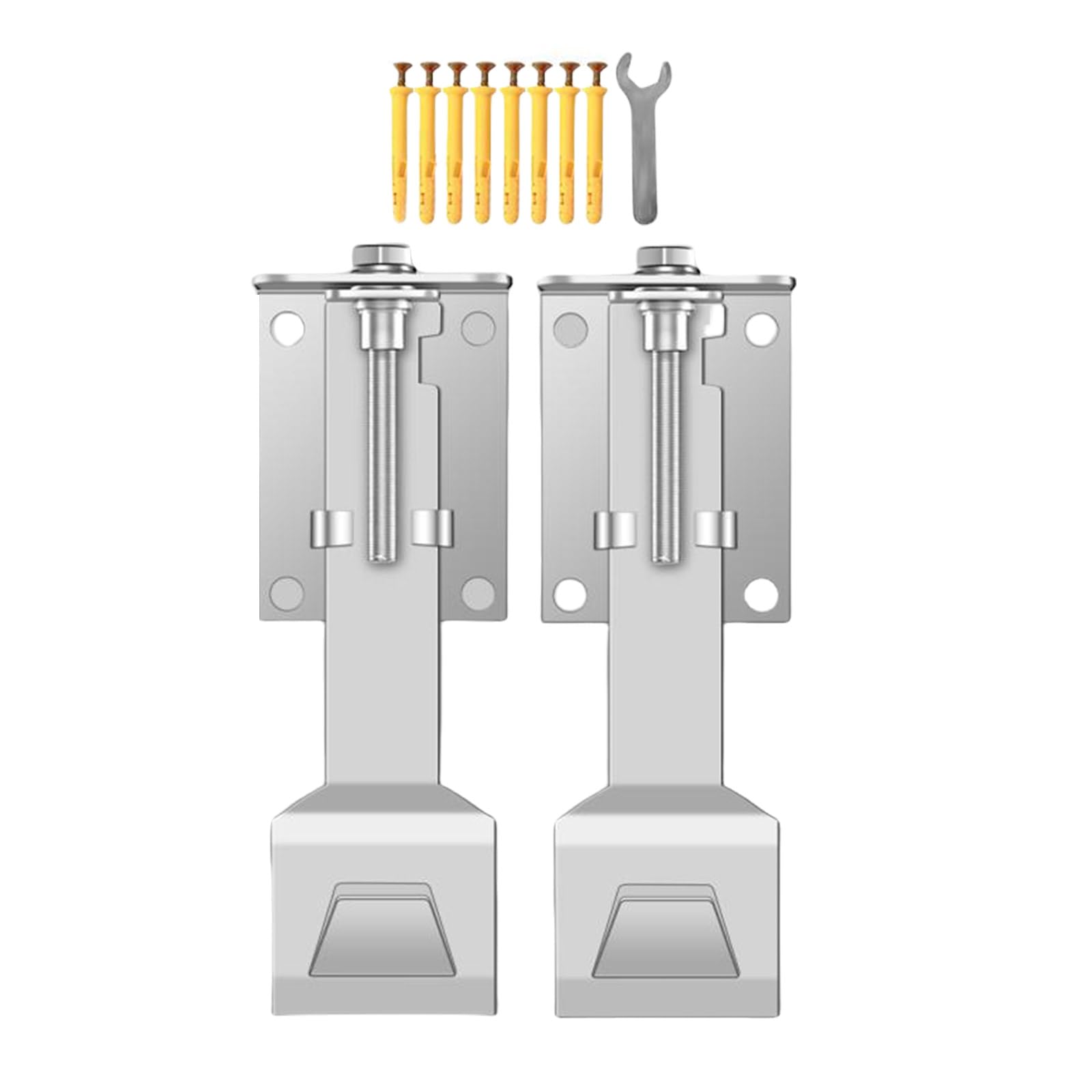 Kalttoy Floating Bracket for Kitchen Ranges HoodSolid Stainless Steel Wall Hanging Bracket with Fastening Screws Home Kitchen Hood Holder