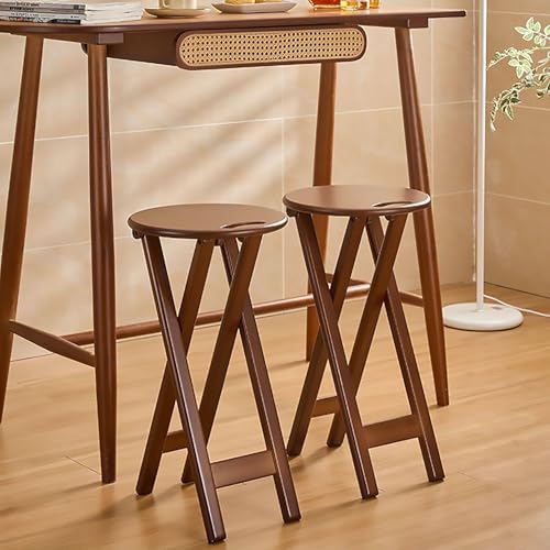 Tabourets de comptoir pliants avec rangement facile et assise intégrée - 8