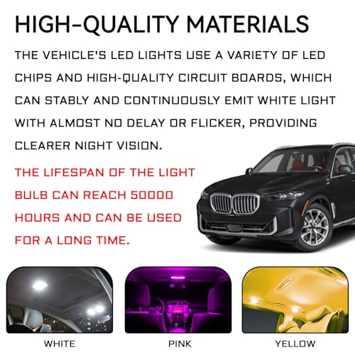 Kit luces interiores LED para carro 20 piezas T10 miniatura 5
