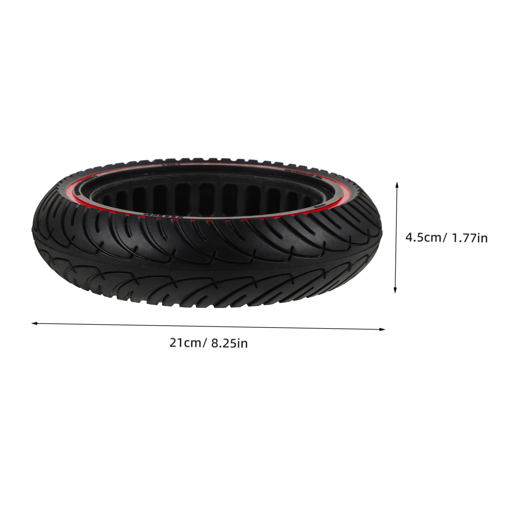 Roue de Scooter de Remplacement Pneu à Nid d'abeille 8,5 Pouces Noir