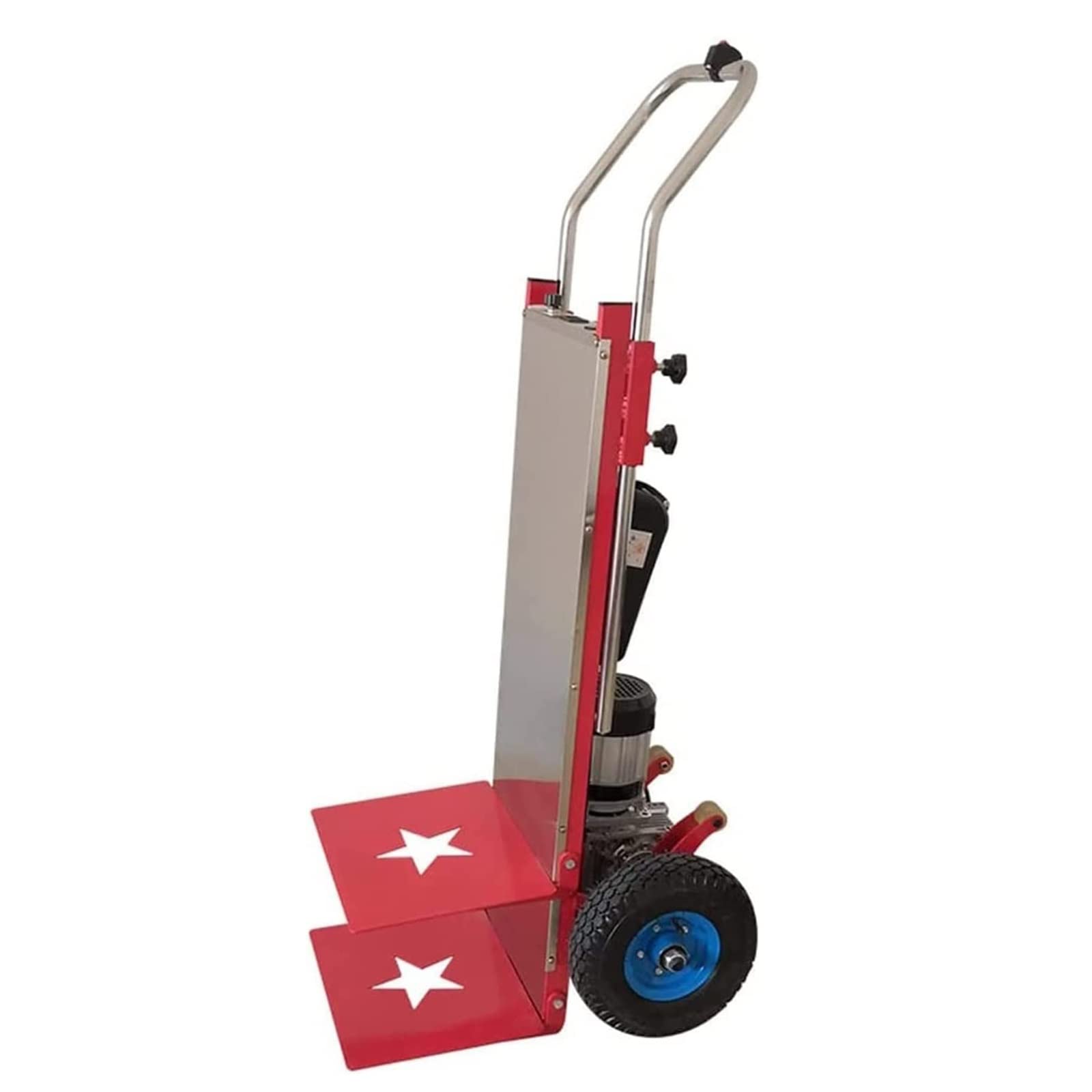 Carrello elettrico per sacchi con portata 200 kg - Carrello a mano che risparmia manodopera, scale e discesa con carico di 280 kg, batteria rimovibile da 48 V/16 Ah, braccio di supporto a fo