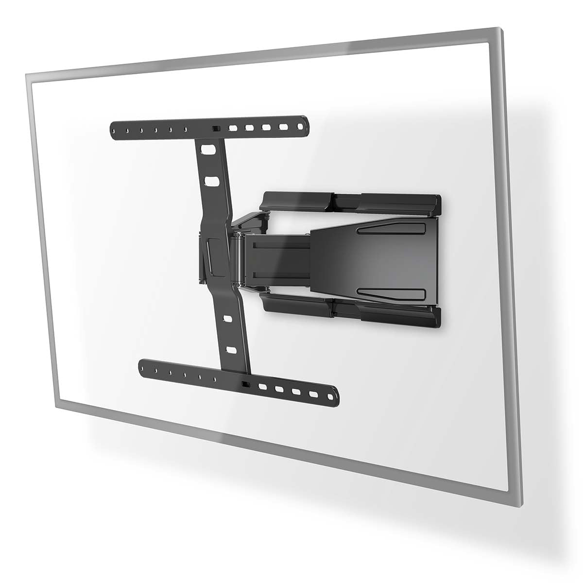 Supporto da parete per TV Full Motion - 43-90" - Peso massimo supportato dello schermo: 50 kg - inclinabile - Ruotabile - Distanza minima dal muro: 19.6 mm - 2 Punt(i) Pivot - ABS/Metallo - Nero