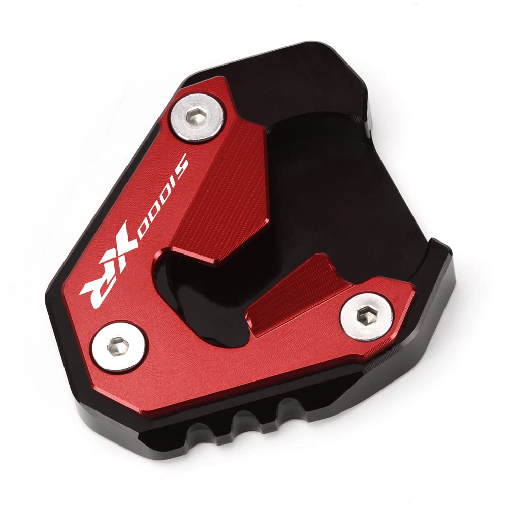 Modeer per BMW S1000XR 2020-2024 Cavalletto laterale in alluminio per moto CNC Ingrandisci l'estensione s 1000 xr s1000 xr s 1000xr Accessori (rosso)
