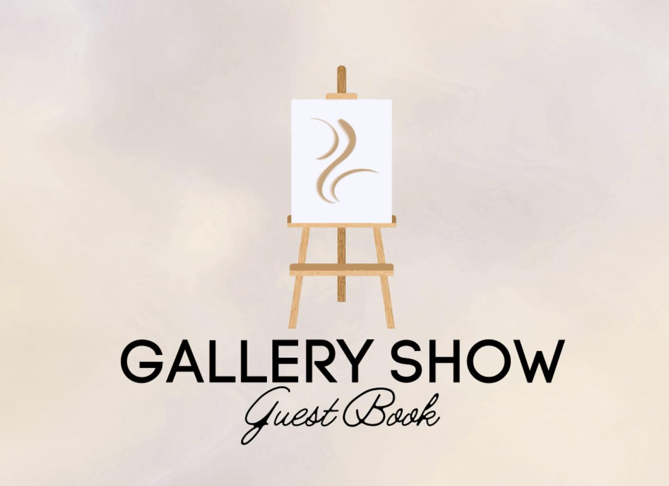 Gallery Show Guest Book: Guest Book For Visitors Of Painting and Art Exhibitions and Events To Sign In and To Write Messages and Comments