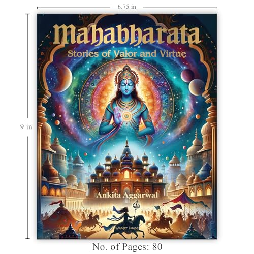 Image of Mahabharata - Stories Of Valor And Virtue | Indian Mythology, History & Folktales | Cultural Stories For Kids & Adults | Illustrated Book | Learn Moral Lessons From The Great Indian Epic
